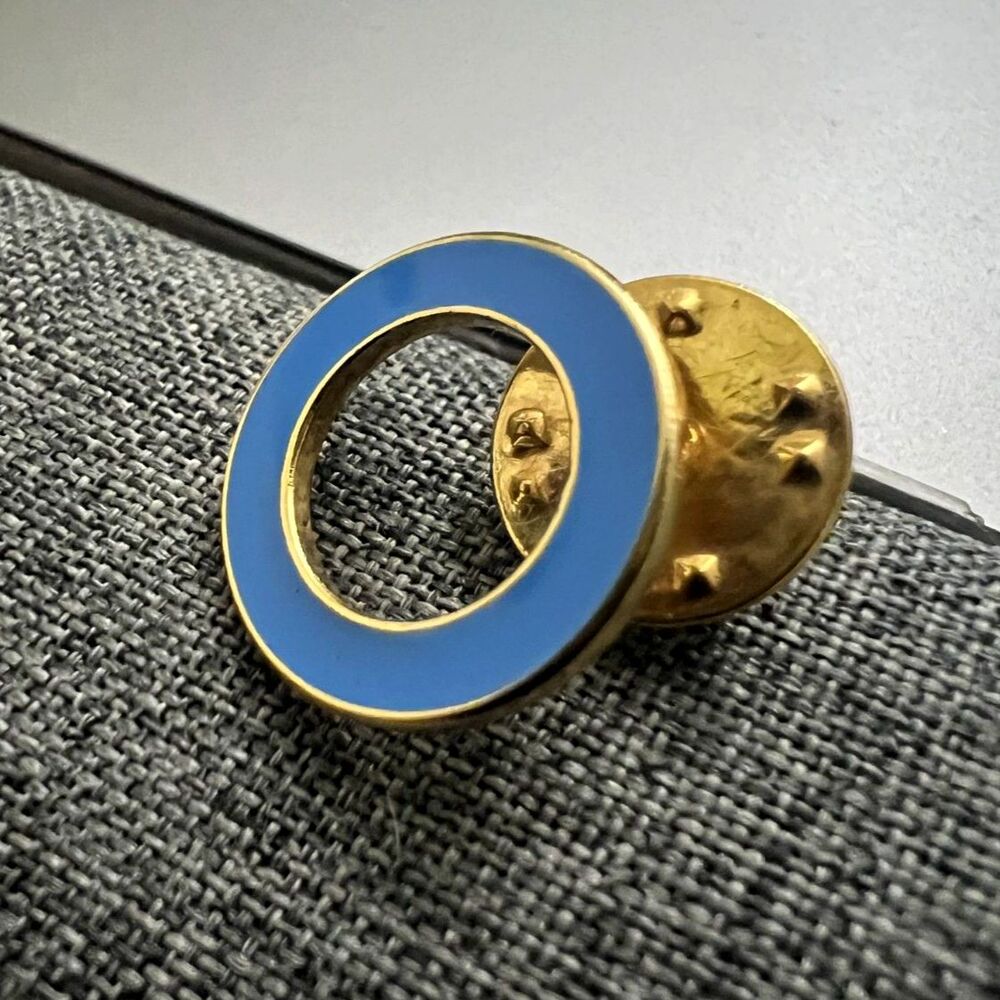 Diabetes Awareness Blue Circle Enamel Pin